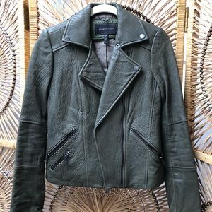 BCBG 100% Leather Jacket